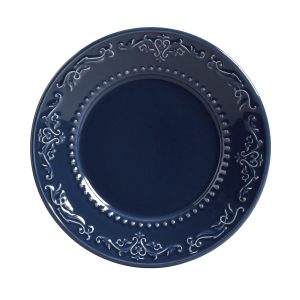 Set 6 Platos Postre o Pan Acanthus Deep Blue